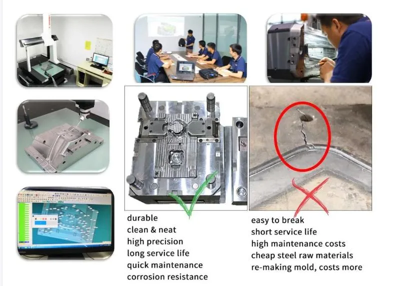 Customized 2 Color Plastic Injection Mould for Mass Production